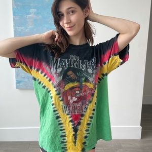 Bob Marley tie dye t shirt